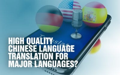 High quality Chinese Language Translation for major languages?