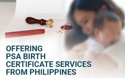 Offering PSA Birth Certificate services from Philippines