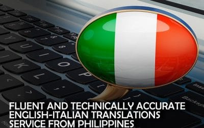Fluent and technically accurate English-Italian translations Service from Philippines