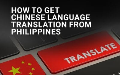 How to get chinese language translation from philippines