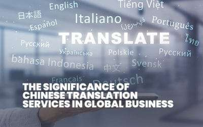 Significance of Chinese Language Translation Services in Global Business