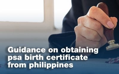 Guidance on Getting a PSA Birth Certificate from the Philippines