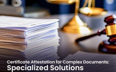 Certificate Attestation for Complex Documents: Specialized Solutions